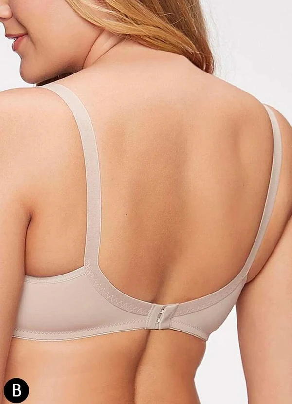 Triumph - Sutiã sem Aro e sem Bojo N Triumph Brigitte 24787 Taça B 48-Mink 2