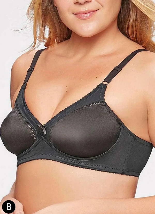 Triumph - Sutiã sem Aro e sem Bojo N Triumph Compliment 24353 Taça B 217-Preto