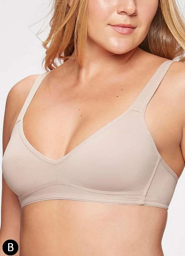 Triumph - Sutiã sem Aro e sem Bojo N Triumph Shape Control 24834 Taça B 48-Mink 2