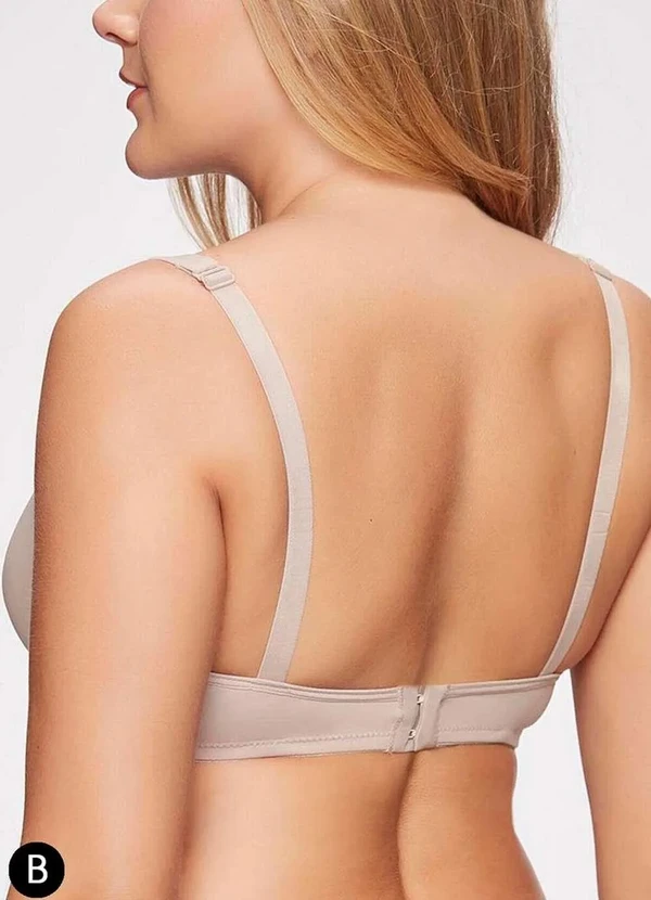 Triumph - Sutiã sem Aro e sem Bojo N Triumph Shape Control 24834 Taça B 48-Mink 3