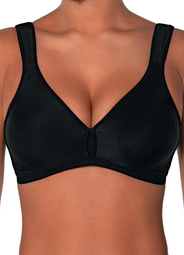 Demillus - Sutiã sem Aro e sem Bojo Olimpo Conforto Demillus 61004 27-Preto