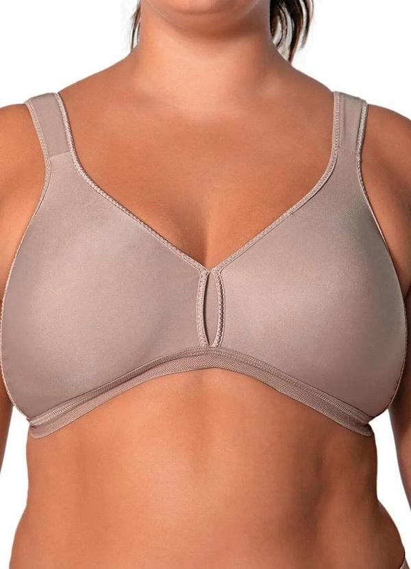 Demillus - Sutiã sem Aro e sem Bojo Olimpo Conforto Demillus 61004 55-Bege-Rosado