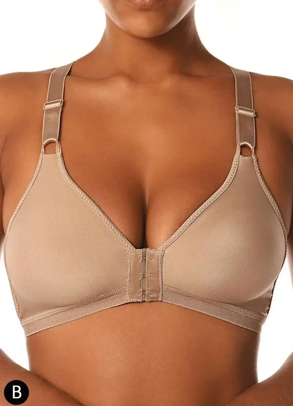 Demillus - Sutiã sem Aro e sem Bojo Olimpo Demillus 61818 55-Bege-Rosado