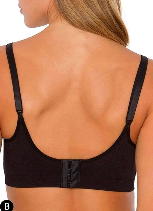 Plié - Sutiã sem Aro e sem Bojo Plie 50148 Taça B 35-Preto 2