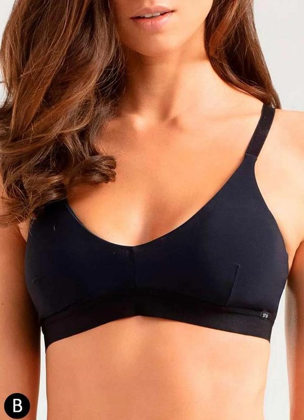 She - Sutiã She 532.01 Taça B Pt00-Preto