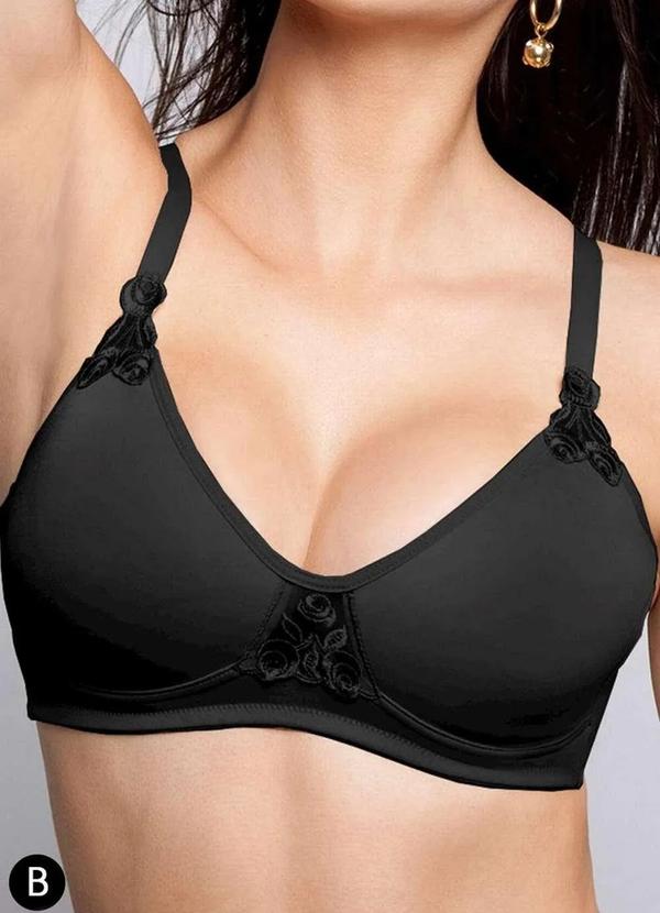 Darling - Sutiã Sustentação Darling 06.17 Taça B Preto