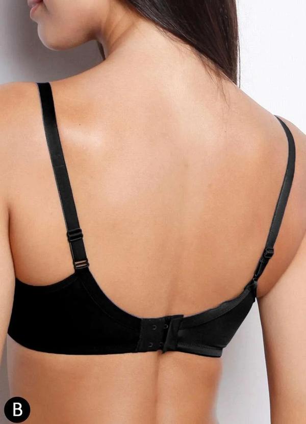 Darling - Sutiã Sustentação Darling 06.17 Taça B Preto 2