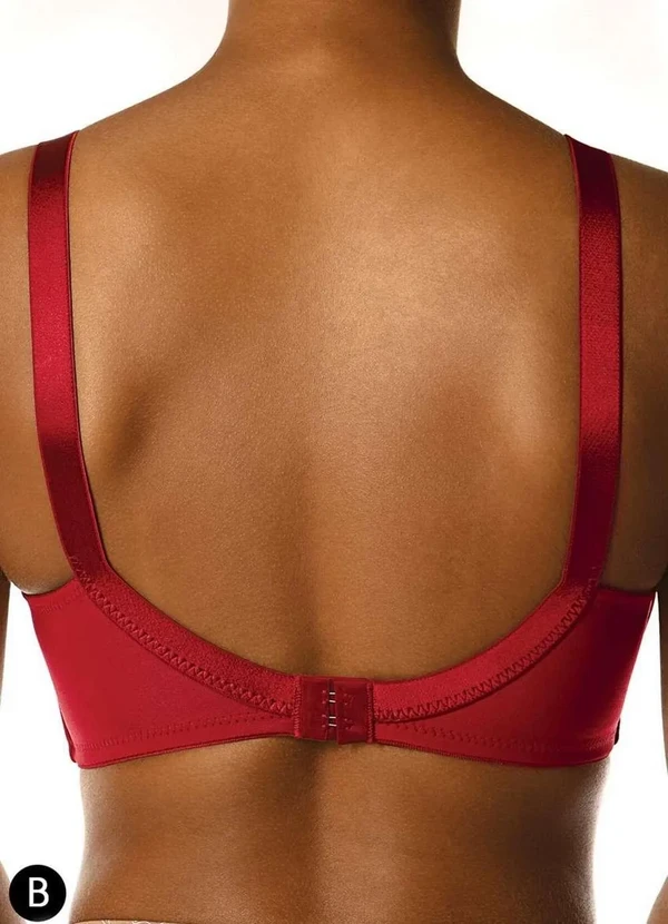 Demillus - Sutiã Sustentação Gallard Control Demillus 78808/78908 Taça B 06-Carmim 2