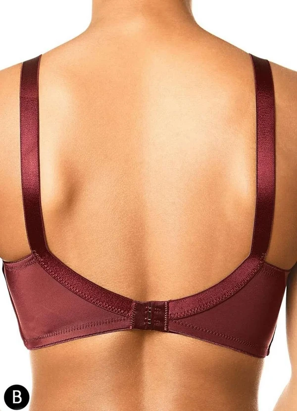 Demillus - Sutiã Sustentação Gallard Control Demillus 78808/78908 Taça B 50-Vinho-Barolo 2