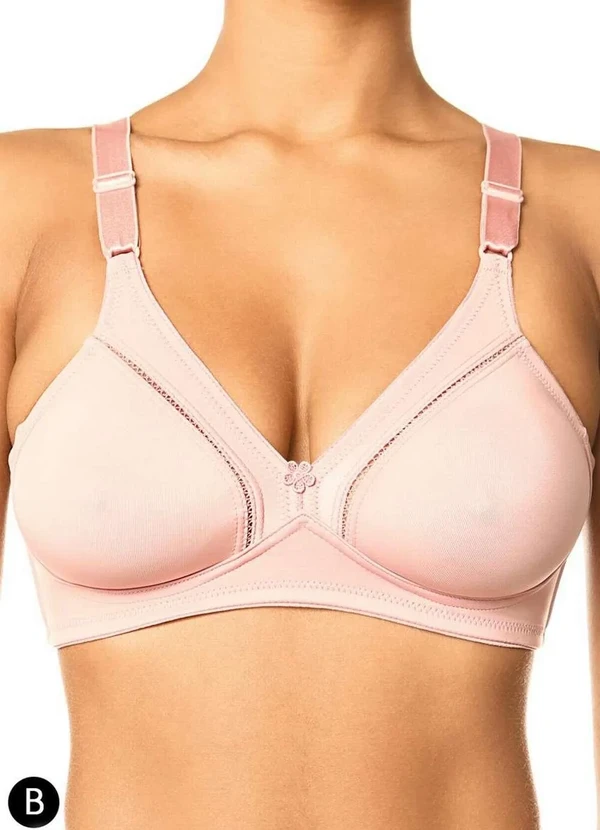 Demillus - Sutiã Sustentação Gallard Control Demillus 78808/78908 Taça B 55-Bege-Rosado