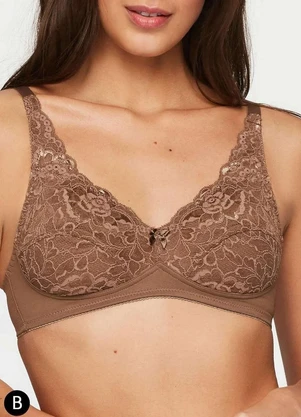 Sutiã sem Aro e sem Bojo N Triumph Classic Soft 24340 Taça B - TRIUMPH