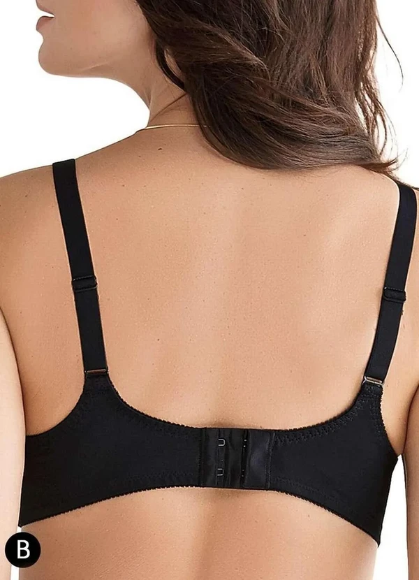 Triumph - Sutiã sem Aro e sem Bojo N Triumph Classic Soft 24340 Taça B 217-Preto 2