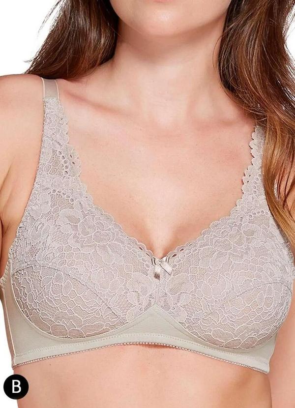 Triumph - Sutiã Sustentação N Triumph Classic Soft 24340 Taça B 48-Mink