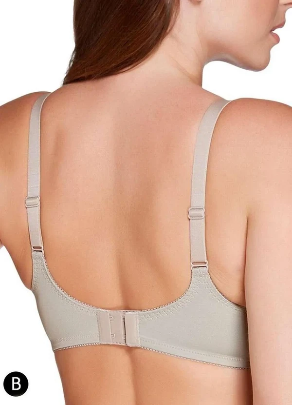 Triumph - Sutiã sem Aro e sem Bojo N Triumph Classic Soft 24340 Taça B 48-Mink 2