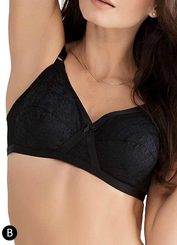 Triumph - Sutiã Sustentação N Triumph Extra 24684 Taça B 217-Preto