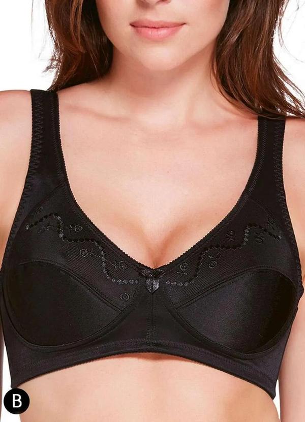 Triumph - Sutiã Sustentação N Triumph Minimizer 24402 Taça B 217-Preto