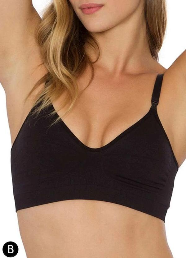 Plié - Sutiã Sustentação Plie 50148 Taça B 35-Preto