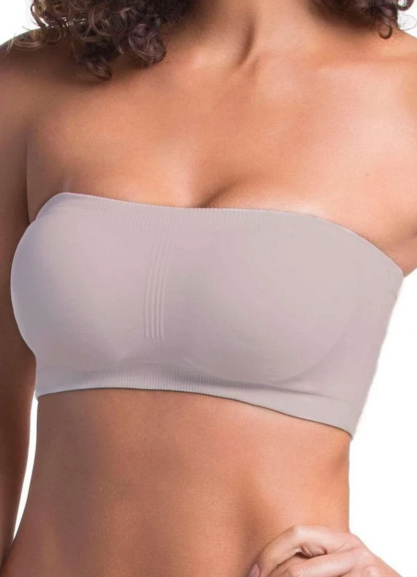 Trifil - Top Faixa sem Aro com Bojo Removível Trifil 3886 Se8-Macadamia