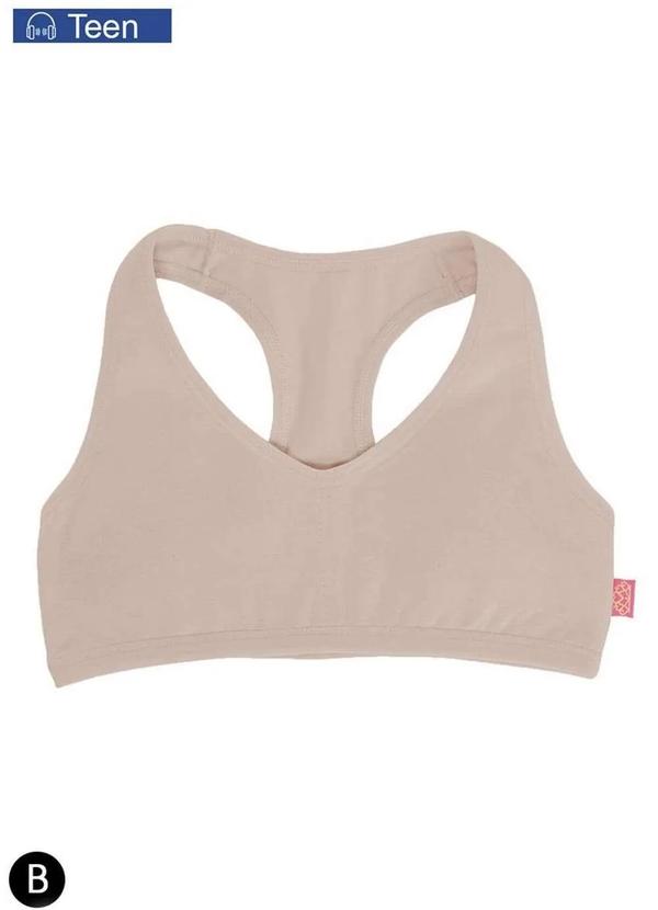 Sanny - Top Nadador sem Aro com Bojo Sanny 136360 Taça B 4k-Chocolate