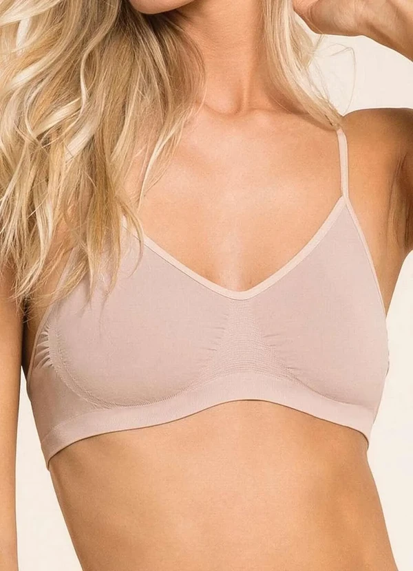 Trifil - Top Nadador sem Aro e sem Bojo Trifil 1155 Se8-Macadamia