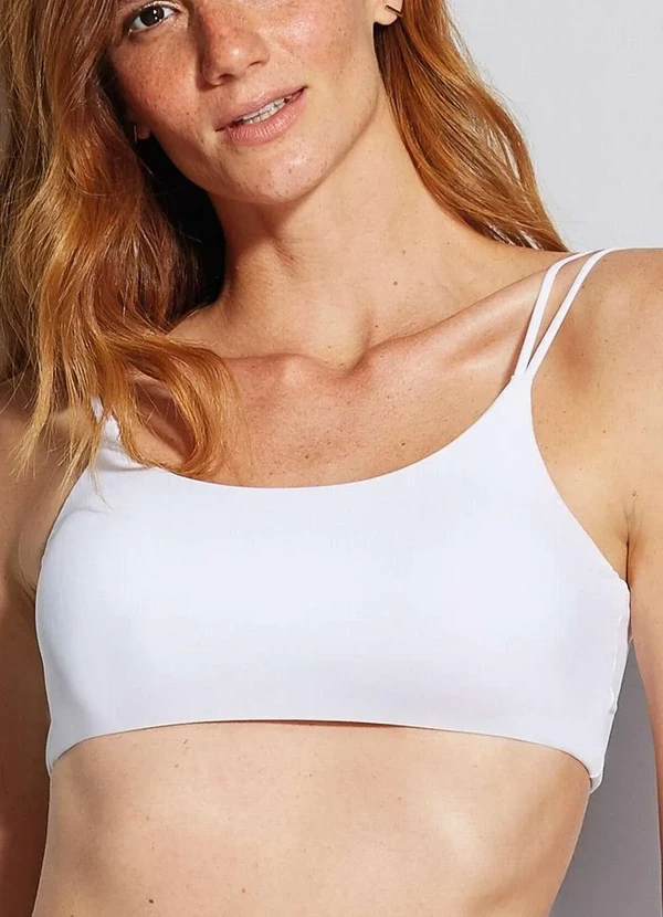 Hope - Top sem Aro com Bojo Removível Hope 2186 Brc-Branco