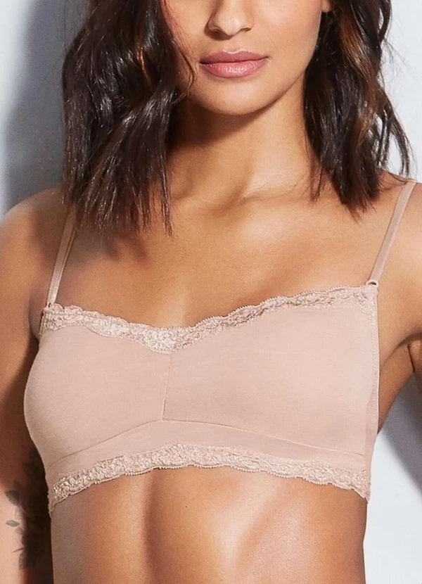 Hope - Top sem Aro com Bojo Removível  Hope L 2732 Blt-Bege-Ballet 2