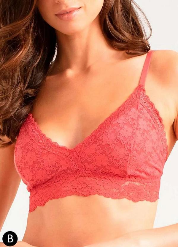 She - Top sem Aro com Bojo Removível She 522.01 Ro06-Rosa