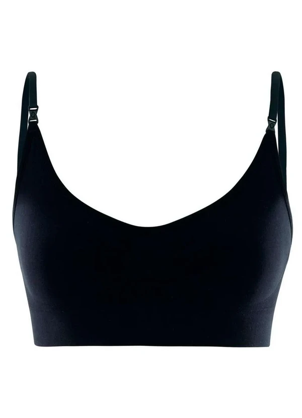 She - Top sem Aro com Bojo Removível She 752.02 Pt00-Preto 3