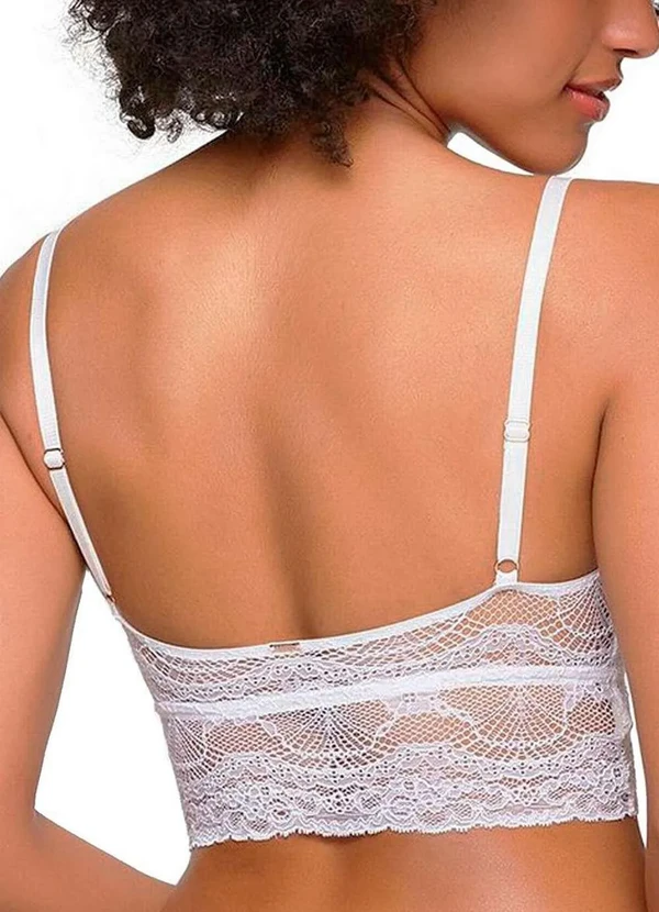 Valisere - Top sem Aro com Bojo Removível Valisere 24197 09-Branco 2