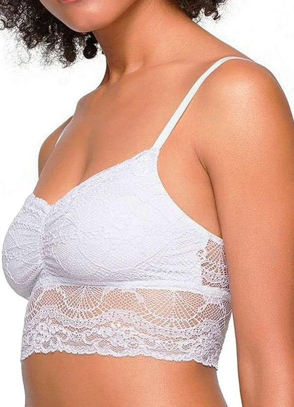 Valisere - Top sem Aro com Bojo Removível Valisere 24197 09-Branco 3