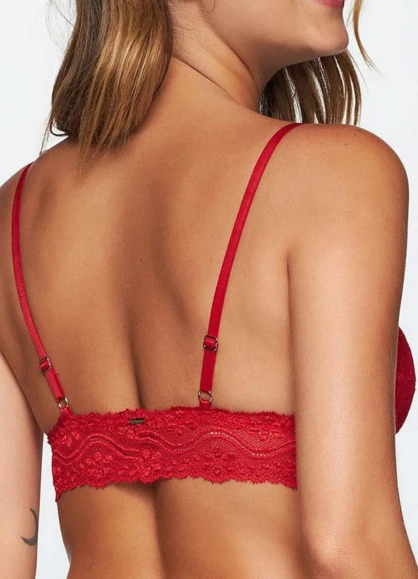 Valisere - Top sem Aro com Bojo Removível Valisere 30565 752-Signal-Red 2