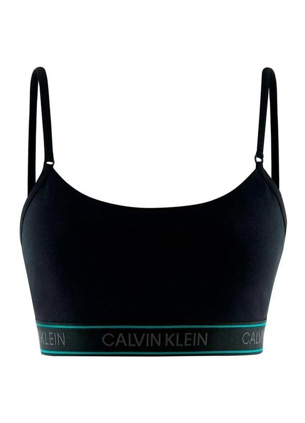 Calvin Klein - Top sem Aro e sem Bojo Calvin Klein C52.02 Pt00-Preto