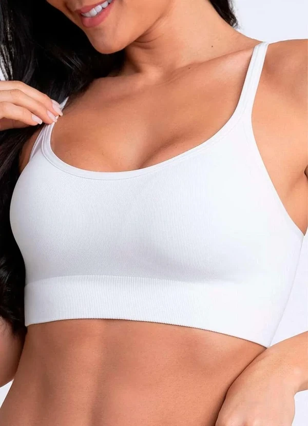 Lupo - Top sem Aro e sem Bojo Loba 41018-001 1110-Branco