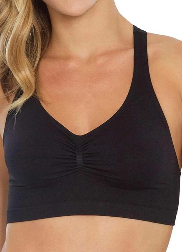 Plié - Top sem Aro e sem Bojo Plie 50113 35-Preto