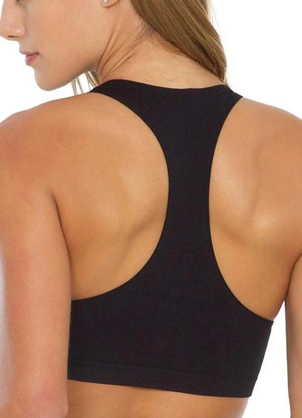 Plié - Top sem Aro e sem Bojo Plie 50113 35-Preto 2