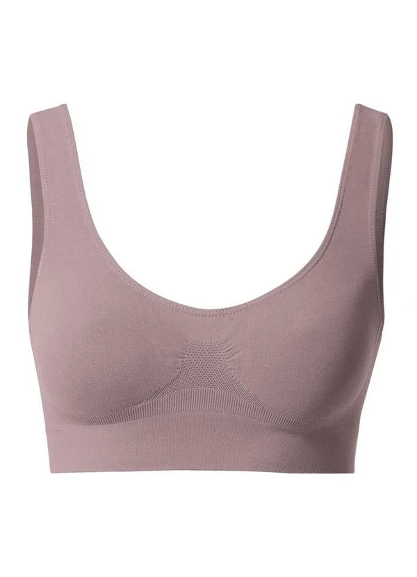 She - Top sem Aro e sem Bojo She 750.02 Ro03-Rosa-Queimado 3