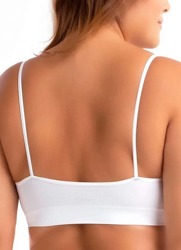 She - Top sem Aro e sem Bojo She 752.04 Br00-Branco 2