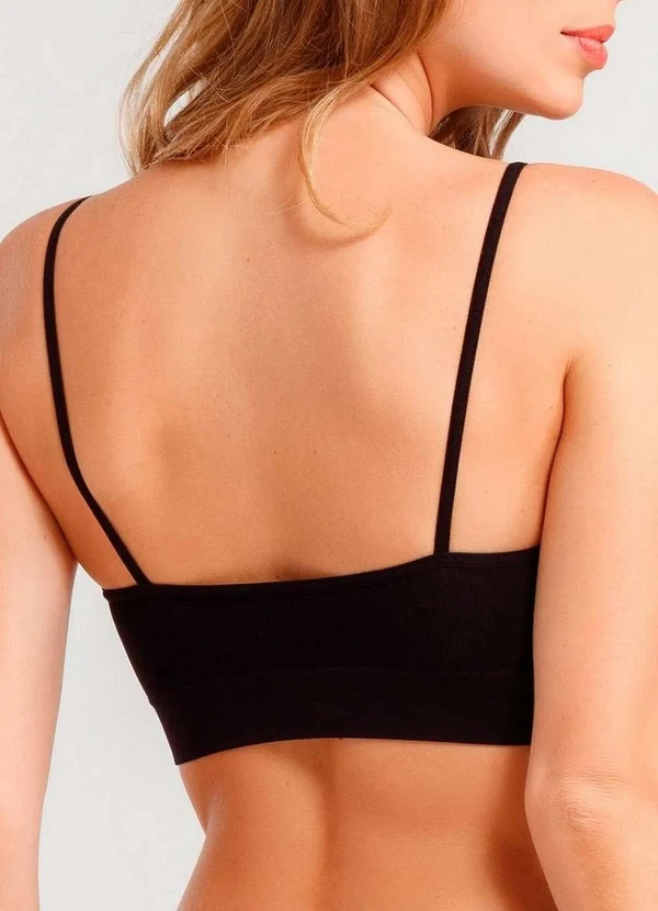 She - Top sem Aro e sem Bojo She 752.04 Pt00-Preto 2