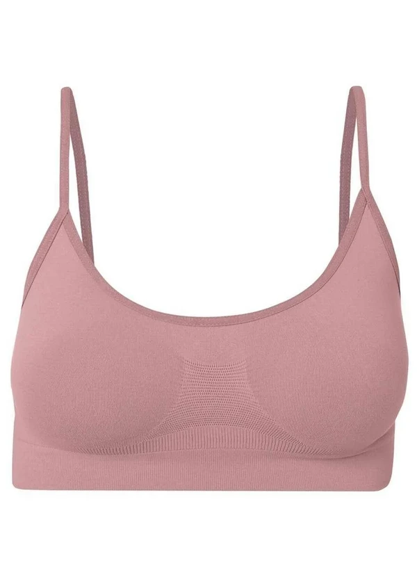 She - Top sem Aro e sem Bojo She 752.04 Ro03-Rosa-Queimado 3