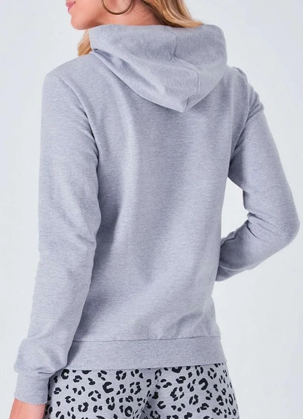 Malwee - Blusa Feminina Moletom Malwee 1000054824 50000-Cinza 2