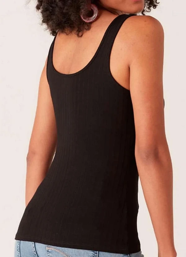 Malwee - Blusa Feminina Regata Malwee 1000089661 00004-Preto 2