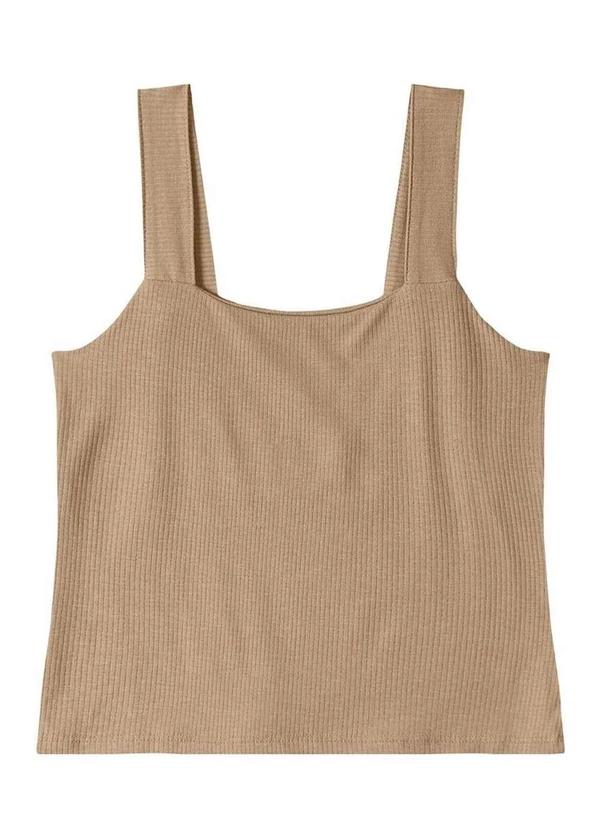 Malwee - Blusa Feminina Regata Malwee 1000099062 00360-Marrom