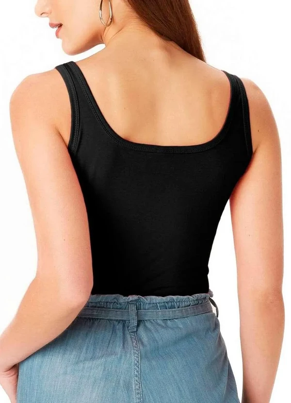 Malwee - Camiseta Feminina Regata Malwee 1000004494 00004-Preto 2