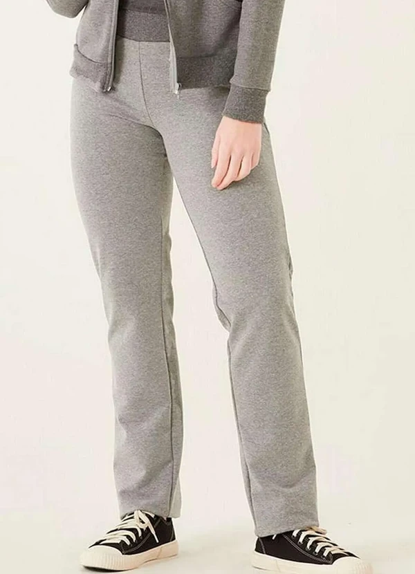 Malwee - Calça Feminina Moletom Malwee 1000026303 60000-Grafite 3