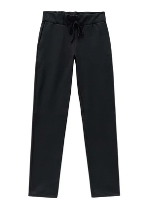 Malwee - Calça Feminina Moletom Preto - MALWEE