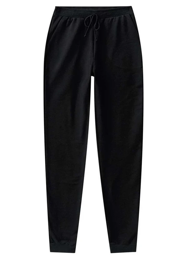 Malwee - Calça Feminina Moletom Preto 00004-Preto 2