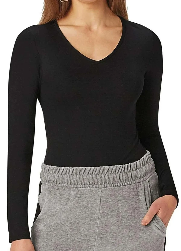 Malwee - Blusa Feminina Malwee 1000054823 00004-Preto