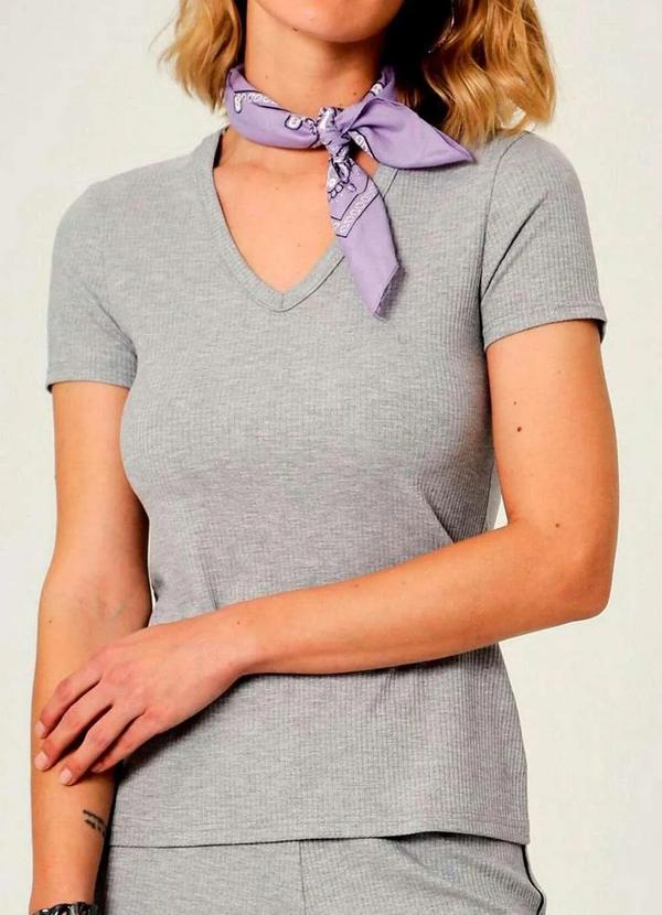 Malwee - Blusa Feminina Malwee 1000070910 50000-Cinza-Mescla