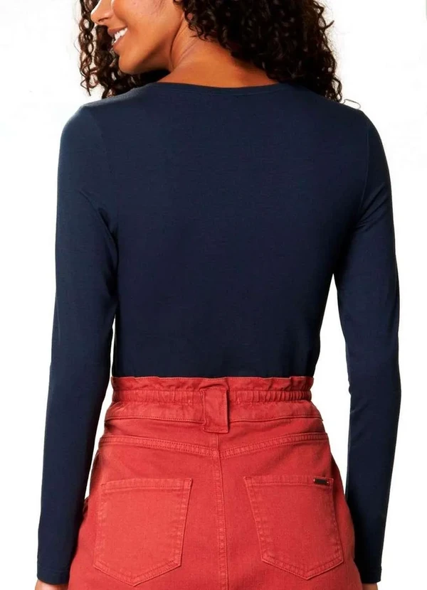 Malwee - Blusa Feminina Malwee 1000078695 02023-Azul-Marinho 2