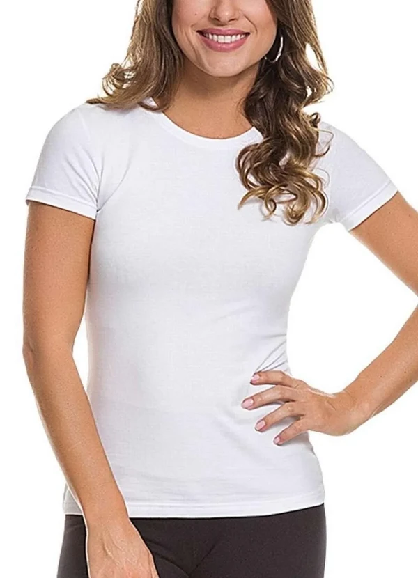 Malwee - Camiseta Feminina Branc0 00001-Branca